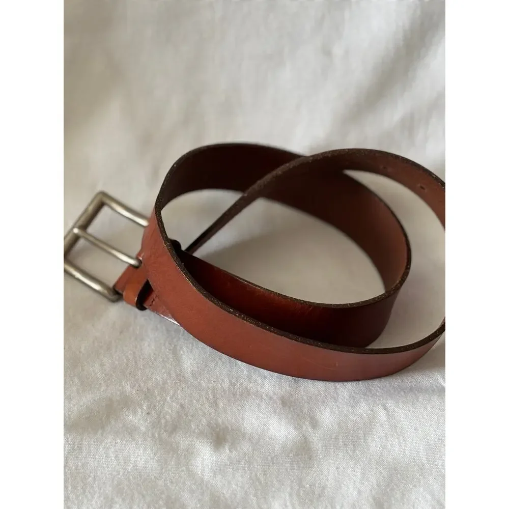 Wilsons Leather Belt Brown Leather Size Small